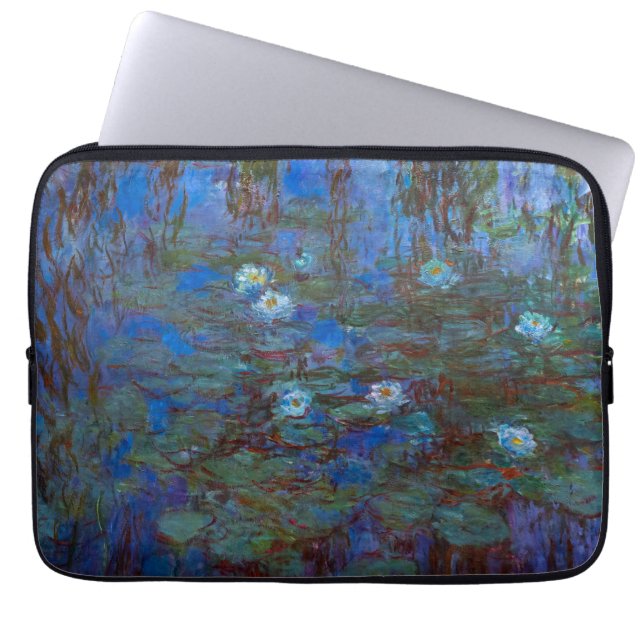 Claude Monet - Blue Water Lilies Laptop Sleeve (Front)