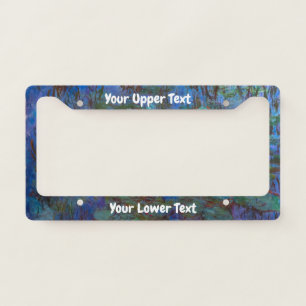 Claude Monet - Blue Water Lilies License Plate Frame