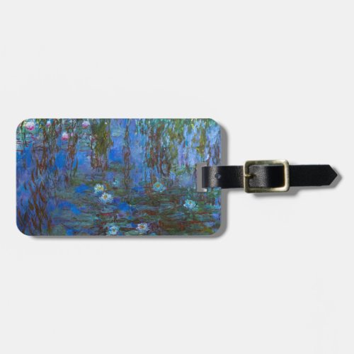 Claude Monet _ Blue Water Lilies Luggage Tag