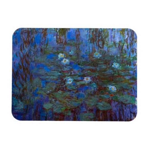 Claude Monet _ Blue Water Lilies Magnet