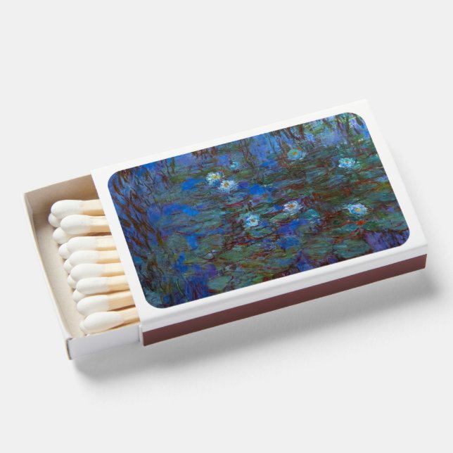 Claude Monet - Blue Water Lilies Matchboxes (Front Open)