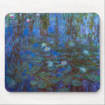 Claude Monet - Blue Water Lilies Mouse Pad<br><div class="desc">Blue Water Lilies / Nympheas Bleus by Claude Monet in 1916-1919</div>