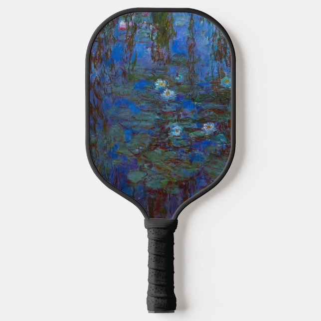 Claude Monet - Blue Water Lilies Pickleball Paddle (Front)