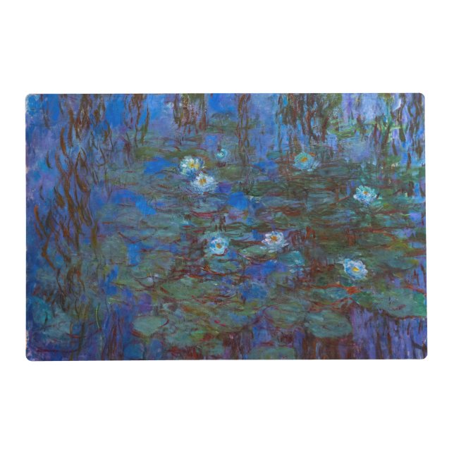 Claude Monet - Blue Water Lilies Placemat (Front)