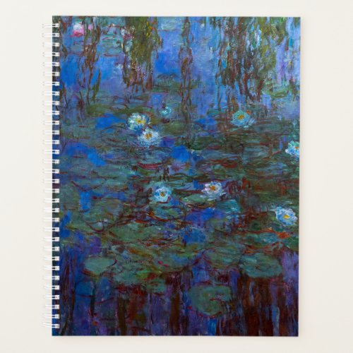 Claude Monet _ Blue Water Lilies Planner