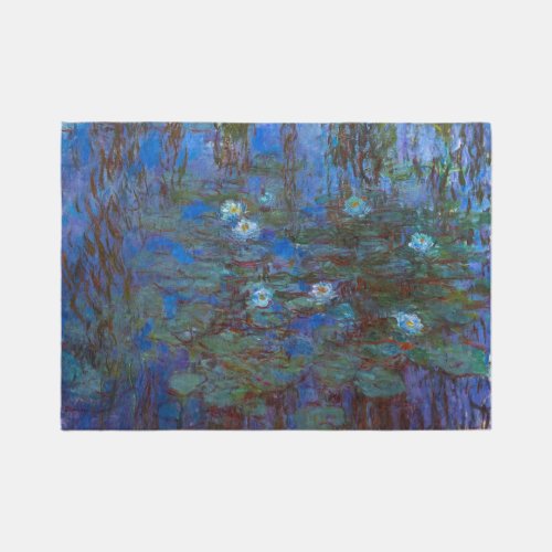 Claude Monet _ Blue Water Lilies Rug