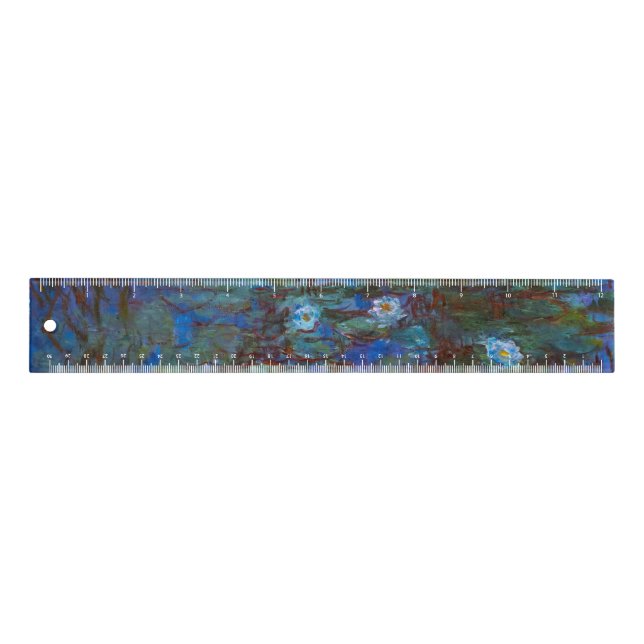 Claude Monet - Blue Water Lilies Ruler (Front)
