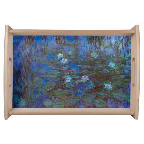 Claude Monet _ Blue Water Lilies Serving Tray