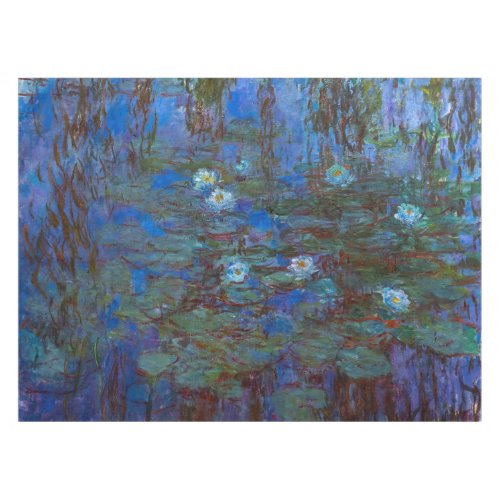 Claude Monet _ Blue Water Lilies Tablecloth