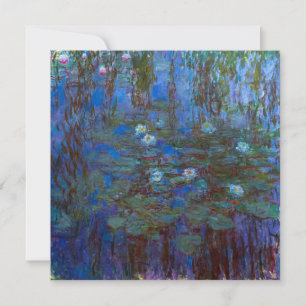 Claude Monet - Blue Water Lilies Thank You Card