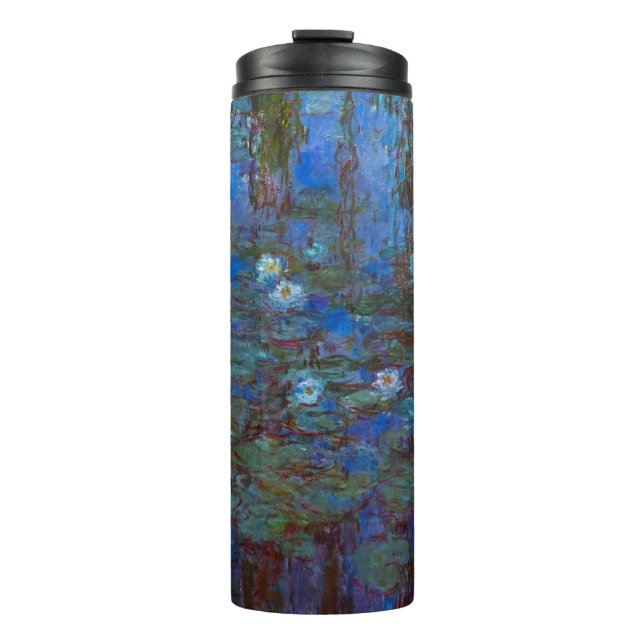 Claude Monet - Blue Water Lilies Thermal Tumbler (Front)