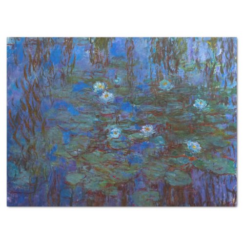 Claude Monet _ Blue Water Lilies Tissue Paper