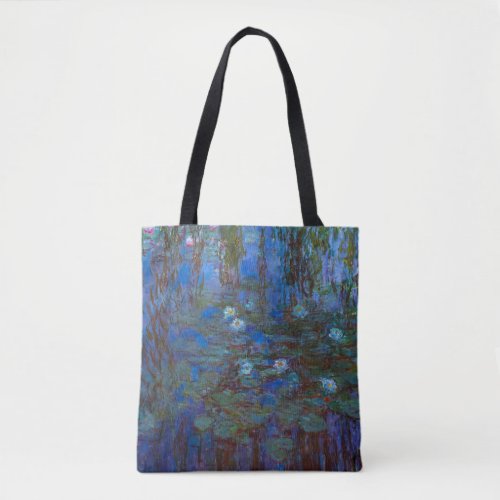 Claude Monet _ Blue Water Lilies Tote Bag