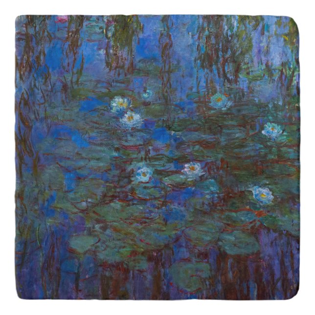 Claude Monet - Blue Water Lilies Trivet (Front)