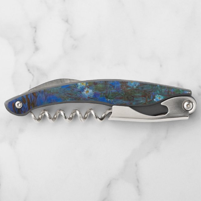 Claude Monet - Blue Water Lilies Waiter's Corkscrew (Back)