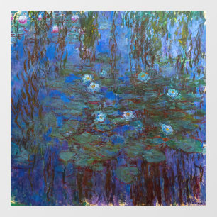 Claude Monet - Blue Water Lilies Wall Decal