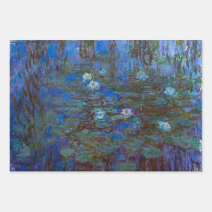 Claude Monet - Blue Water Lilies Wrapping Paper Sheets