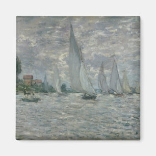 Claude Monet Boats, or Regatta at Argenteuil Magnet