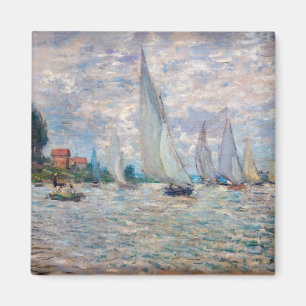 Claude Monet - Boats Regatta at Argenteuil Magnet
