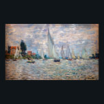 Claude Monet - Boats Regatta at Argenteuil Poster<br><div class="desc">The Boats Regatta at Argenteuil / Regate a Argenteuil - Claude Monet,  Oil on Canvas,  1874</div>