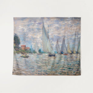 Claude Monet - Boats Regatta at Argenteuil Tapestry