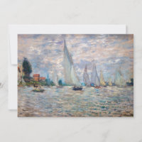 Claude Monet - Boats Regatta at Argenteuil