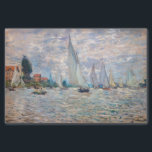 Claude Monet - Boats Regatta at Argenteuil Tissue Paper<br><div class="desc">The Boats Regatta at Argenteuil / Regate a Argenteuil - Claude Monet,  Oil on Canvas,  1874</div>