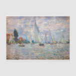 Claude Monet - Boats Regatta at Argenteuil Tissue Paper<br><div class="desc">The Boats Regatta at Argenteuil / Regate a Argenteuil - Claude Monet,  Oil on Canvas,  1874</div>