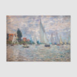 Claude Monet - Boats Regatta at Argenteuil Tissue Paper<br><div class="desc">The Boats Regatta at Argenteuil / Regate a Argenteuil - Claude Monet,  Oil on Canvas,  1874</div>