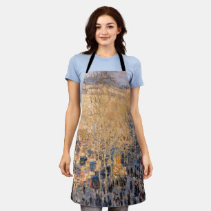 Claude Monet - Boulevard des Capucines in Paris Apron