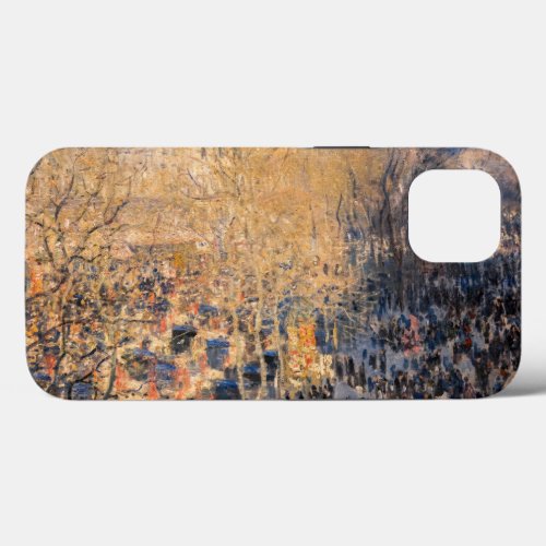 Claude Monet _ Boulevard des Capucines in Paris iPhone 13 Case