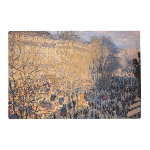 Claude Monet _ Boulevard des Capucines in Paris Placemat