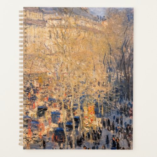 Claude Monet _ Boulevard des Capucines in Paris Planner