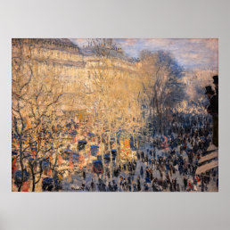 Claude Monet - Boulevard des Capucines in Paris Poster
