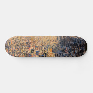 Claude Monet - Boulevard des Capucines in Paris Skateboard