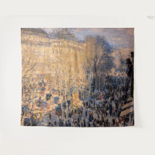 Claude Monet - Boulevard des Capucines in Paris Tapestry