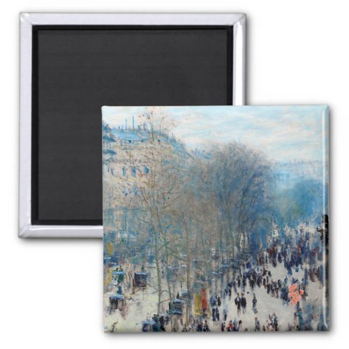 Claude Monet Boulevard des Capucines Magnet