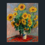 Claude Monet - Bouquet of Sunflowers Acrylic Print<br><div class="desc">Bouquet of Sunflowers / Bouquet de tournesols - Claude Monet,  Oil on Canvas,  1881</div>