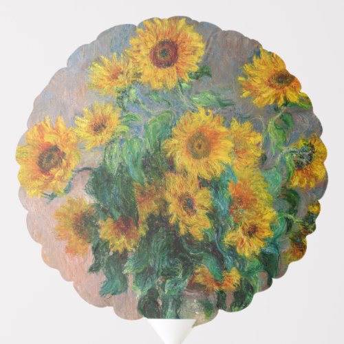 Claude Monet _ Bouquet of Sunflowers Balloon