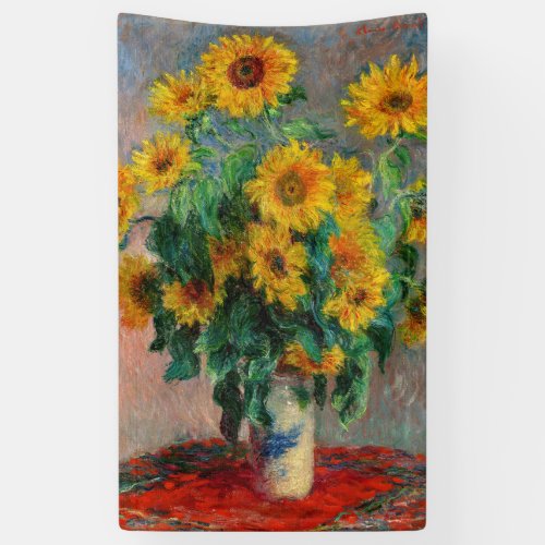 Claude Monet _ Bouquet of Sunflowers Banner