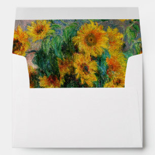 Claude Monet - Bouquet of Sunflowers Envelope