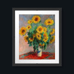 Claude Monet - Bouquet of Sunflowers Framed Art<br><div class="desc">Bouquet of Sunflowers / Bouquet de tournesols - Claude Monet,  Oil on Canvas,  1881</div>