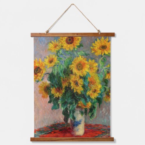 Claude Monet _ Bouquet of Sunflowers Hanging Tapestry