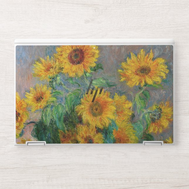 Claude Monet - Bouquet of Sunflowers HP Laptop Skin (Front)