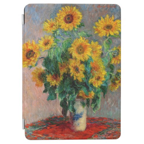 Claude Monet _ Bouquet of Sunflowers iPad Air Cover