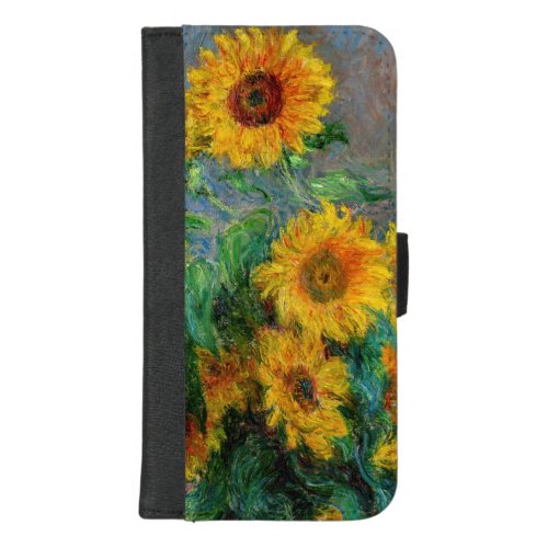 Claude Monet _ Bouquet of Sunflowers iPhone 87 Plus Wallet Case