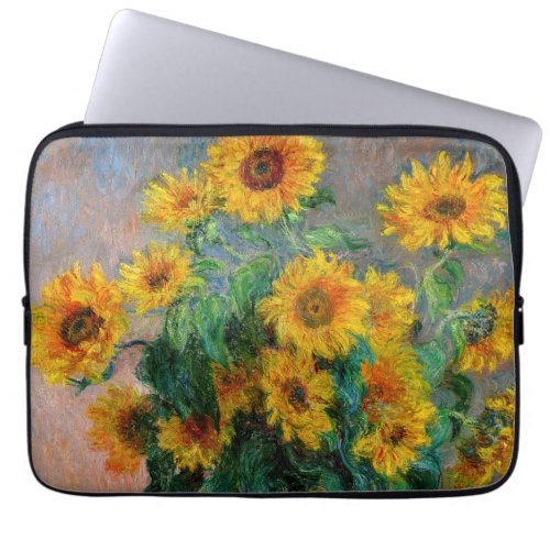 Claude Monet _ Bouquet of Sunflowers Laptop Sleeve
