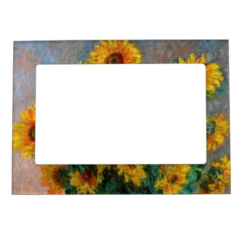 Claude Monet _ Bouquet of Sunflowers Magnetic Frame