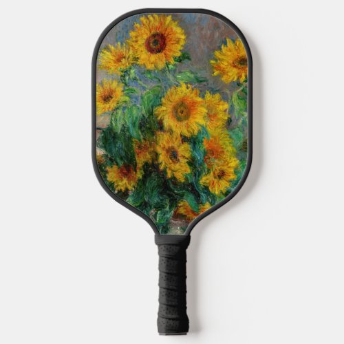 Claude Monet _ Bouquet of Sunflowers Pickleball Paddle