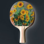 Claude Monet - Bouquet of Sunflowers Ping Pong Paddle<br><div class="desc">Bouquet of Sunflowers / Bouquet de tournesols - Claude Monet,  Oil on Canvas,  1881</div>